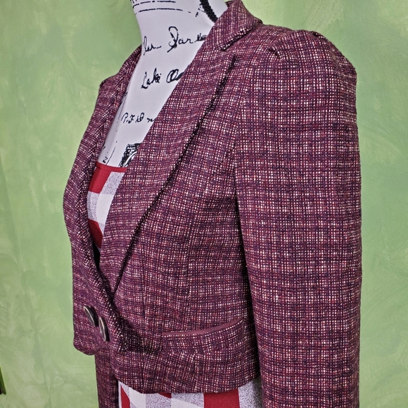 Vintage Cropped Tweed Blazer - Picture 6 of 10